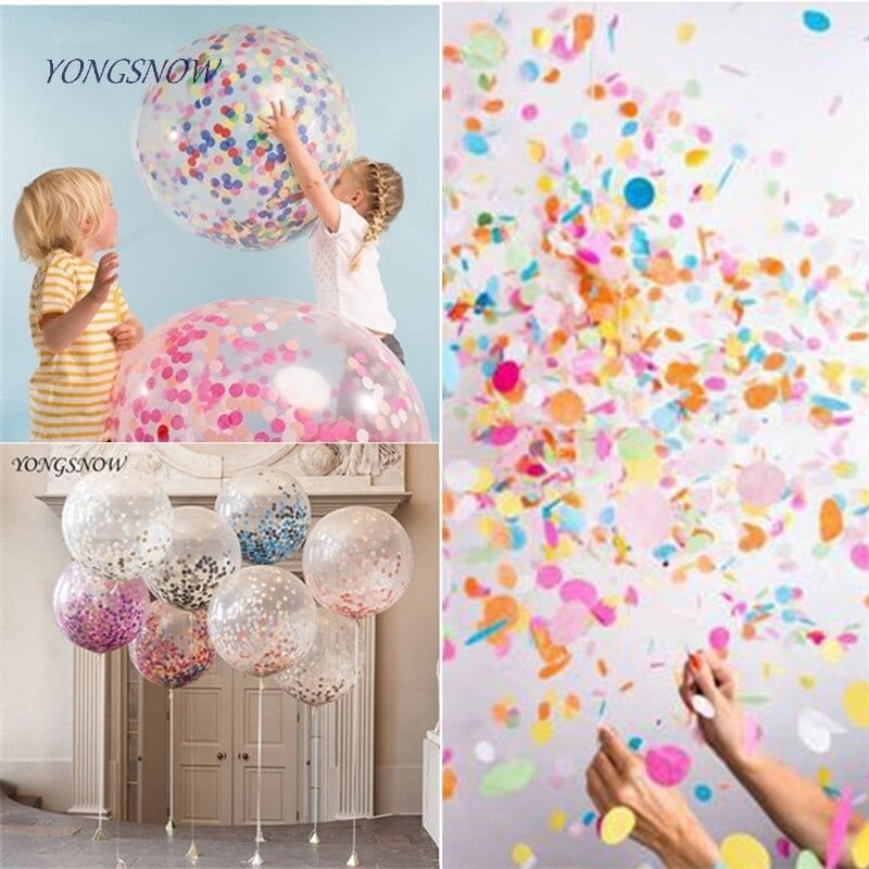 2.5cm 1000pcs Circle Shape Sprinkles Tissue Paper Confetti Boda Birthday Party Wedding Table Balloon Decoration Pinata Fillers