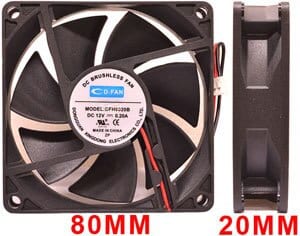 ZCL 360I - 12VDC 0.20A Fan  5010000037