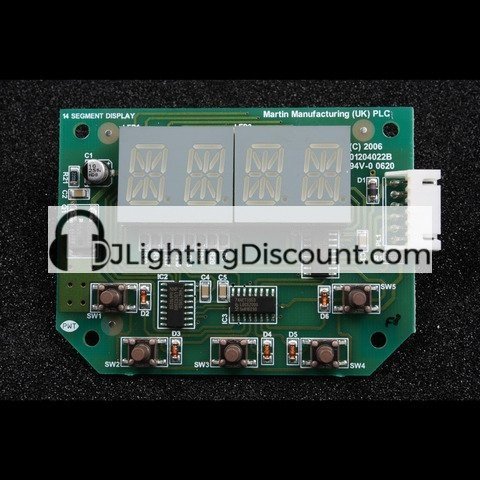 PCBA 14 seg display cw header 62021523