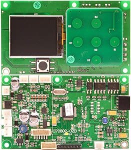 ZCL 360I - S70802-02B Display PCB  8010100666