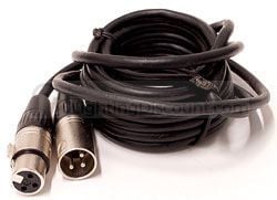 10 FOOT, 3 PIN DMX CABLE