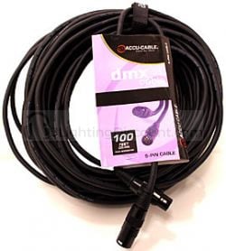 100 FOOT, 5 PIN DMX CABLE