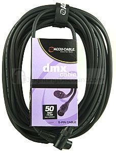 50 FOOT, 5 PIN DMX CABLE