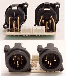 Eled Qw Strip - Male XLR PCB  DLXSSBA63003