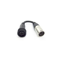 5 pind DMX adaptor-IP end female, XLR end male (COLORado IP) PTFX30001