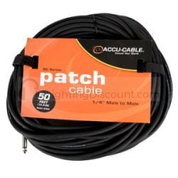 50' INSTRUMENT CABLE, 1/4" MON