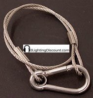 Tvl Softlight Dw - Safety Cable 60Lb Rating 24 Inch SCABLE 60