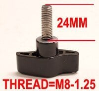 Elar Quad Par - M8-1.25 Bracket Knob  TB05-08-M8X24