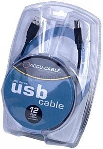 12', USB A TO USB B CABLE