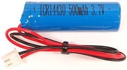 3.7v 500mA BATTERY FOR 3 SIXTY 2R Z-60420050009