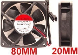 Platinum BX - 24VDC 1.4W Fan  Z-KD2408PKB1-2W