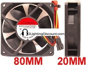 Platinum Spot 5R Pro - 24VDC 1.4W Fan  Z-KD2408PKB1-3W